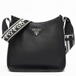 Imitazione Borsa Hobo Prada 1BC073 Nera