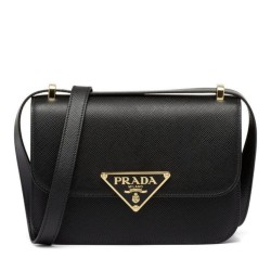 Miglior Prezzo Borsa a tracolla Prada Saffiano nera Replica