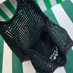 Sito Replica Borse Firmate tote Prada in rafia nera imitazioni Miglior Prezzo Borse Firmate Replica tote Prada in rafia nera
