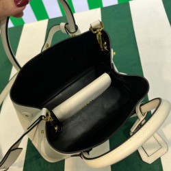 Sito Replica Mini Borsa Prada Doppia In Pelle Saffiano Crema imitazioni Miglior Prezzo Mini Borsa Prada Doppia In Pelle Saffiano Crema Replica