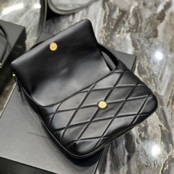 Borsa A Spalla YSL Saint Laurent Le 57 In Pelle Di Agnello Trapuntata 698567 Nera Borsa A Spalla YSL Saint Laurent Le 57 In Pelle Di Agnello Trapuntata 698567 Nera