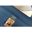 Hermes Kelly 25cm Borse Firmate Replica Sellier Clemence Pelle Blu Hermes Kelly 25cm Borse Firmate Replica Sellier Clemence Pelle Blu