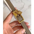 Qualità superiore replica Hermes Lucky 15 cintura reversibile cachi Qualità superiore replica Hermes Lucky 15 cintura reversibile cachi