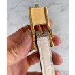 Qualità superiore replica Hermes Lucky 15 cintura reversibile cachi Qualità superiore replica Hermes Lucky 15 cintura reversibile cachi