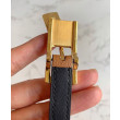Alta gamma replica Hermes Lucky 15 cintura reversibile caffè Alta gamma replica Hermes Lucky 15 cintura reversibile caffè