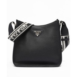 Imitazione Borsa Hobo Prada 1BC073 Nera