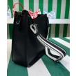 Imitazione Borsa Hobo Prada 1BC073 Nera