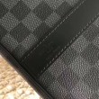 LV Keepall Bandoulière 55 Damier Grafite N41413
