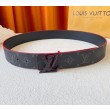LV LV Broken 40mm Cintura reversibile Monogram Eclipse M0628V