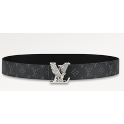 LV LV Dove 40mm Cintura reversibile Monogram Eclipse M0576Q
