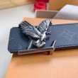 LV LV Dove 40mm Cintura reversibile Monogram Eclipse M0576Q