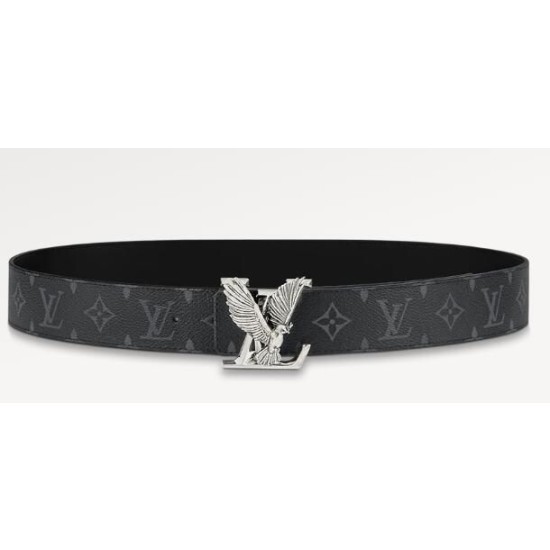 LV LV Dove 40mm Cintura reversibile Monogram Eclipse M0576Q