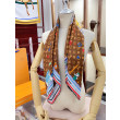LV Silk Vivienne Xmas Square 90 M77905 Marrone LV Silk Vivienne Xmas Square 90 M77905 Marrone