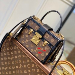 Borsa Louis Vuitton Petite Malle V in tela monogramma M46309