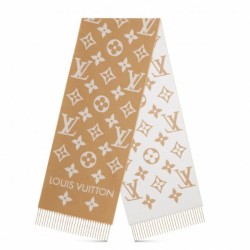 Sciarpa Louis Vuitton LV Essential In Lana Beige M77728