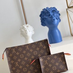 Borsa da toilette LV su catena in tela monogramma M81412 Borsa da toilette LV su catena in tela monogramma M81412