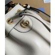 Mini borsa a secchiello Gucci Diana 724667 bianca