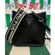 Mini borsa a tracolla Prada 1BH191 nera