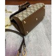 Mini Borsa Gucci Horsebit 1955 703848 Caffè
