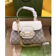Mini Borsa Gucci Horsebit 1955 703848 Crema