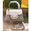 Mini Borsa Gucci Horsebit 1955 703848 Crema