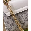 Mini Borsa Gucci Horsebit 1955 703848 Crema