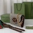 Mini borsa Gucci Horsebit 1955 724713 Marrone