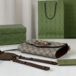 Mini borsa Gucci Horsebit 1955 724713 Marrone