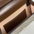 Mini borsa Gucci Horsebit 1955 724713 Marrone