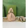 Mini borsa in pelle Gucci GG Matelasse 702251 Crema
