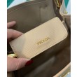 Mini Borsa Prada Doppia In Pelle Saffiano Albicocca