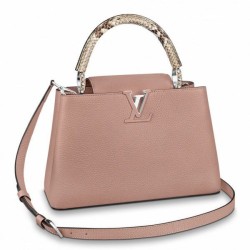 Borsa MM Louis Vuitton Capucines Con Manico In Pitone N92801