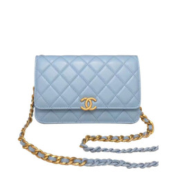 Portafoglio Con Catena 33814-115 Blu