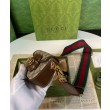 Portafoglio con cinturino Gucci Horsebit 1955 699760 Caffè scuro