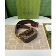 Portafoglio con cinturino Gucci Horsebit 1955 699760 Caffè scuro