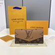 Qualità superiore replica Portafoglio LV Sarah monogramma M80726