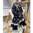 Sciarpa Crosillon da donna LV nera Sciarpa Crosillon da donna LV nera
