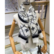 Sciarpa Crosillon Donna LV Bianca Sciarpa Crosillon Donna LV Bianca