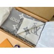 Sciarpa LV LV Essential In Lana Grigia M77727