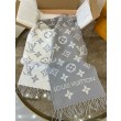 Sciarpa LV LV Essential In Lana Grigia M77727