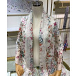 Sciarpa monogramma da donna LV bianca Sciarpa monogramma da donna LV bianca