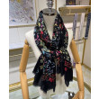Sciarpa monogramma da donna LV nera Sciarpa monogramma da donna LV nera