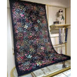 Sciarpa monogramma da donna LV nera Sciarpa monogramma da donna LV nera