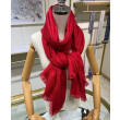 Sciarpa monogramma da donna LV rossa Sciarpa monogramma da donna LV rossa