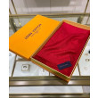 Sciarpa monogramma da donna LV rossa Sciarpa monogramma da donna LV rossa