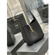 YSL Saint Laurent Le 5 À 7 Cassandre Hobo Borse Imitazioni Secchiello Morbida Piccola Pelle Liscia Nera