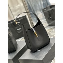 YSL Saint Laurent Le 5 À 7 Cassandre Hobo Borse Imitazioni Secchiello Morbida Piccola Pelle Liscia Nera
