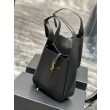 YSL Saint Laurent Le 5 À 7 Cassandre Hobo Borse Imitazioni Secchiello Morbida Piccola Pelle Liscia Nera