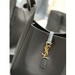 YSL Saint Laurent Le 5 À 7 Cassandre Hobo Borse Imitazioni Secchiello Morbida Piccola Pelle Liscia Nera