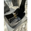 YSL Saint Laurent Le 5 À 7 Cassandre Hobo Borse Imitazioni Secchiello Morbida Piccola Pelle Liscia Nera